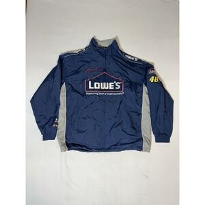 Lowes Home Improvements Jacket Chase Authentics Windbreaker Mens Size XL